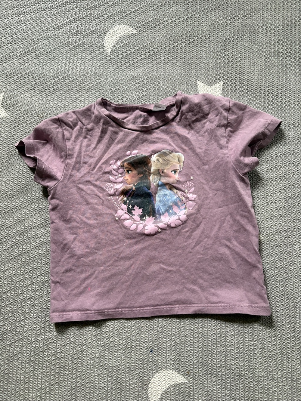 H&M Girls' Mauve Frozen Sisters Graphic Tee